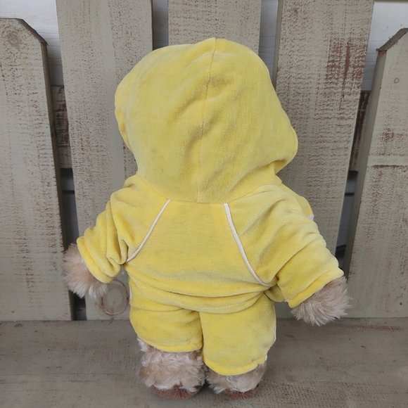 Vintage Eden Paddington Bear Tan Plush Animal 1972 1981 Yellow Coat & Pants 14"  - Picture 7 of 11